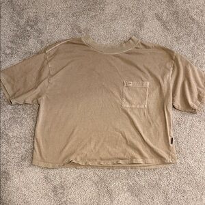 RVCA cropped tee sz L